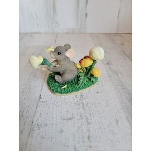 Charming tails dandelion wishes mouse‎ flower spring home decor vintage